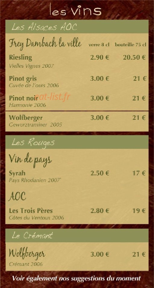 L' Acoustic — carte page 4