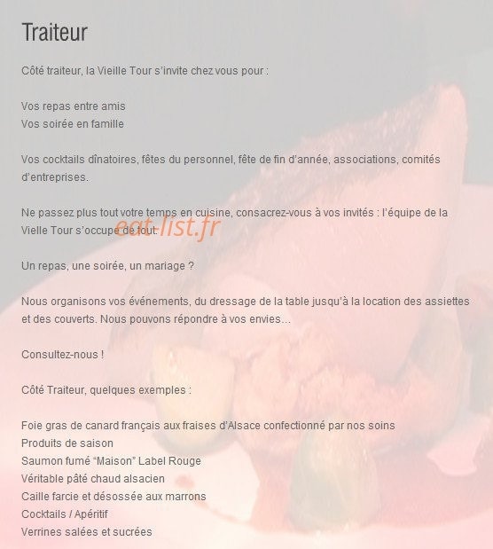 La Vieille Tour — carte page 9