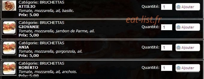 Le Calabrais — carte page 7