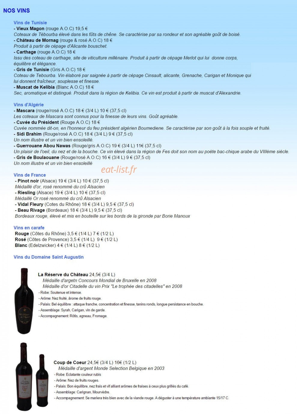 Le Dromadaire — carte page 4
