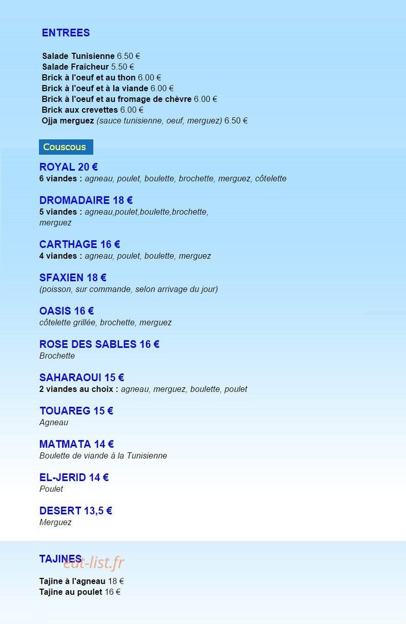Le Dromadaire — carte page 2