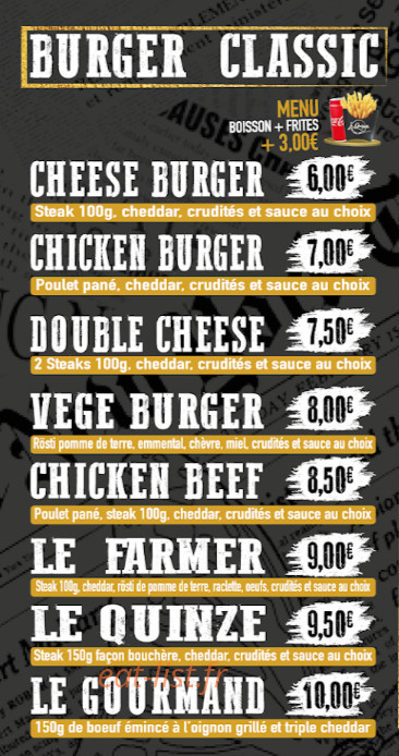 Le Quinze — carte page 2