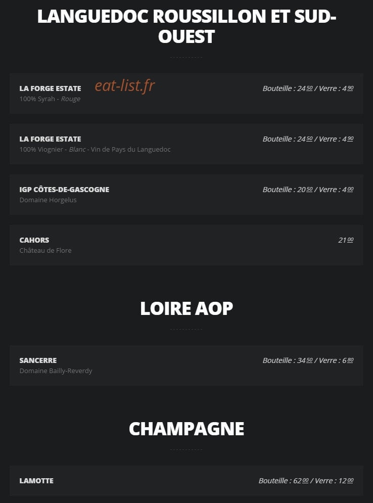 Le Schatzy — carte page 5