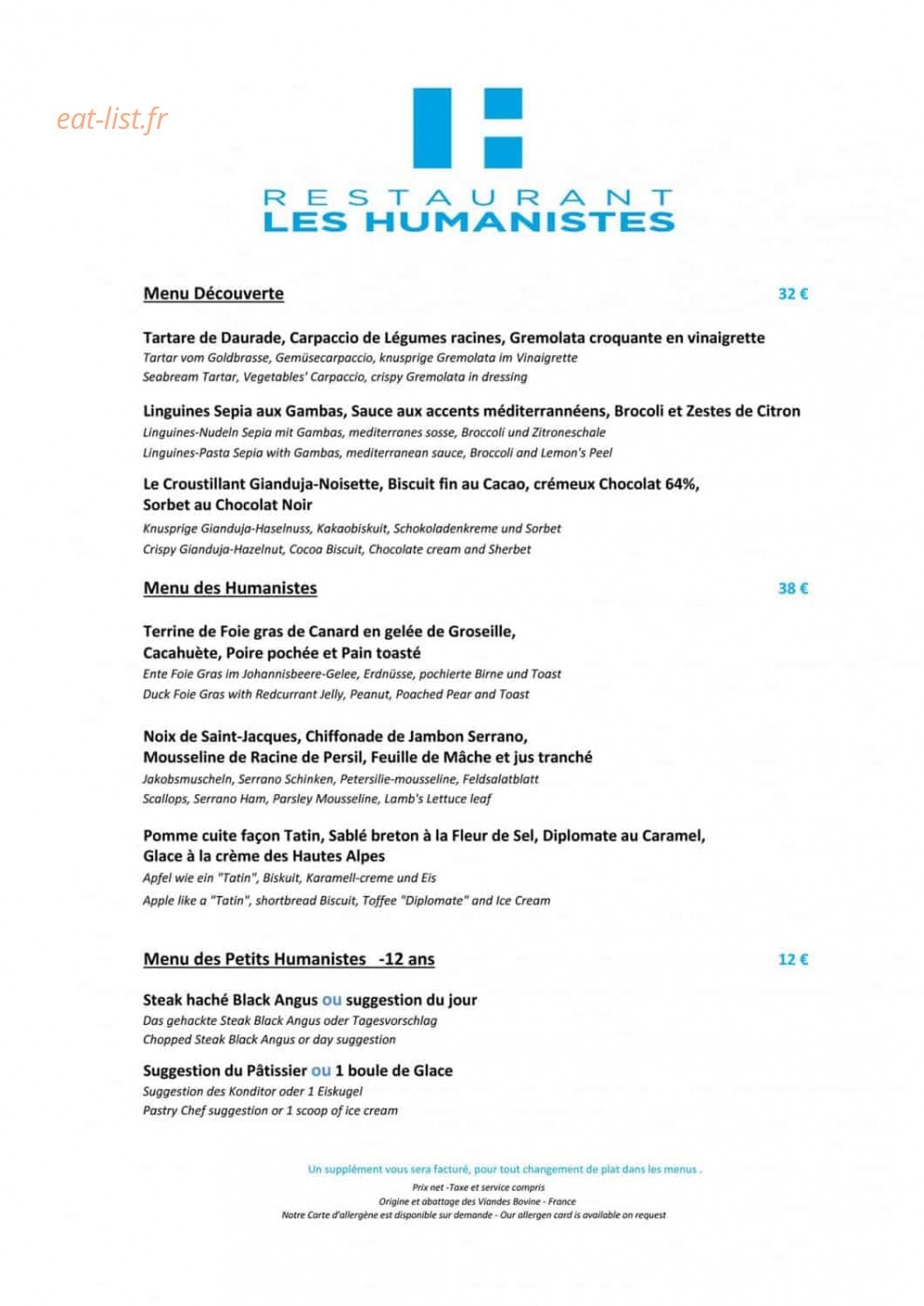 Les Humanistes — carte page 4