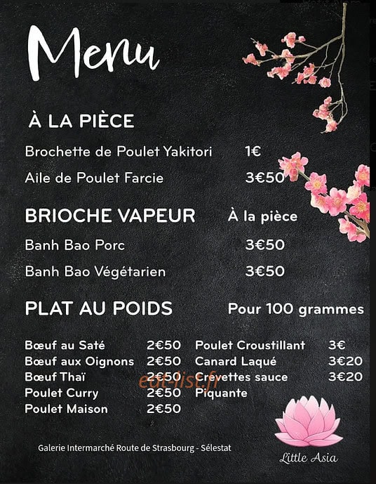 Little Asia — carte page 2