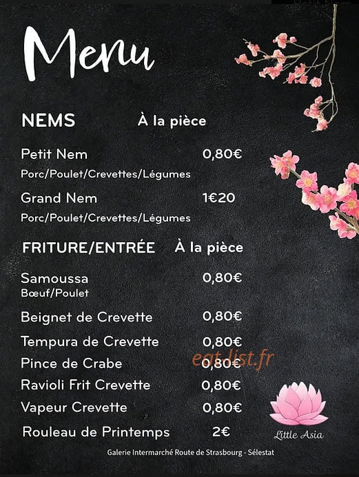 Little Asia — carte page 1