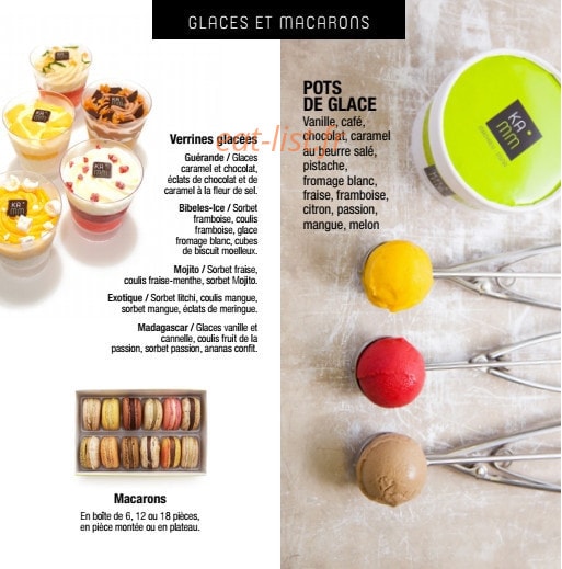Patisserie Kamm — carte page 5