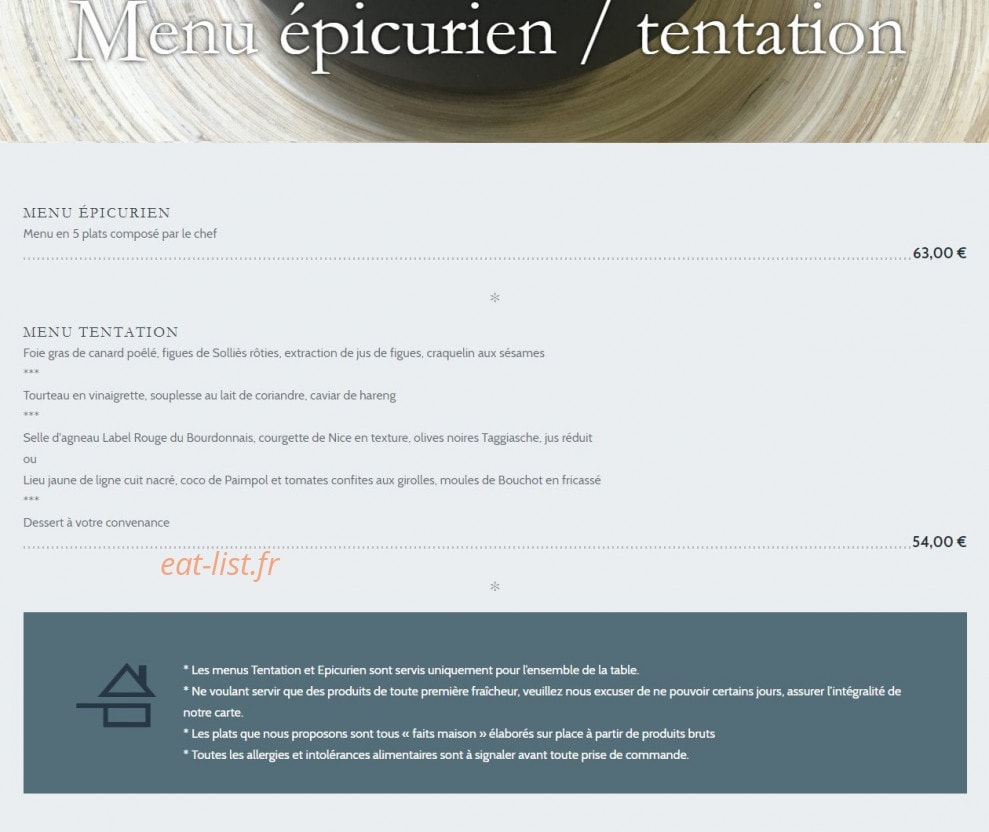 Le Jardin Secret — carte page 3