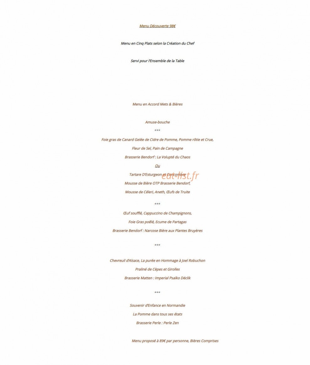 Le Relais de la Poste — carte page 4