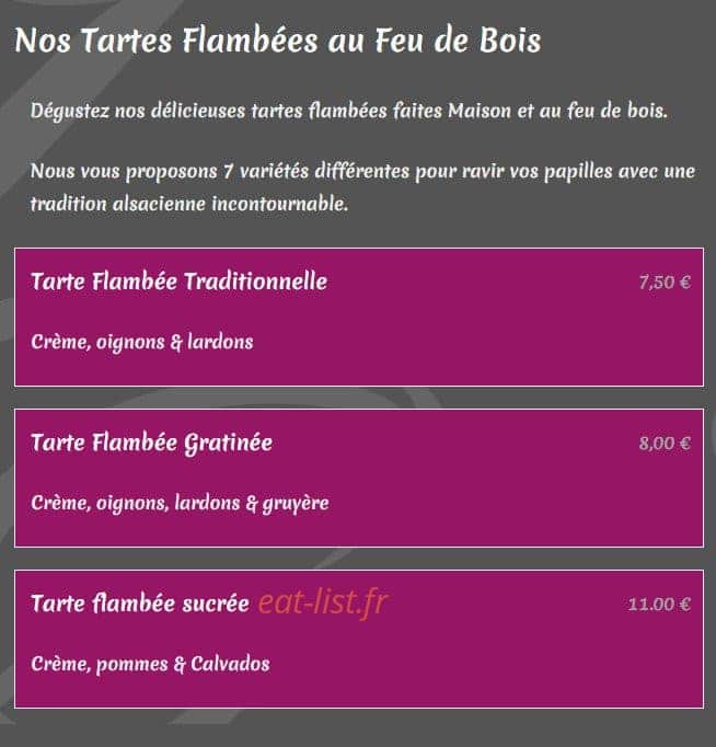 Restaurant Le Grillon — carte page 3