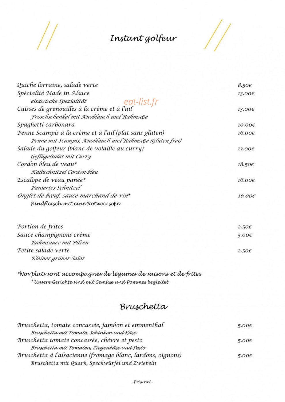Allée des saveurs — carte page 2
