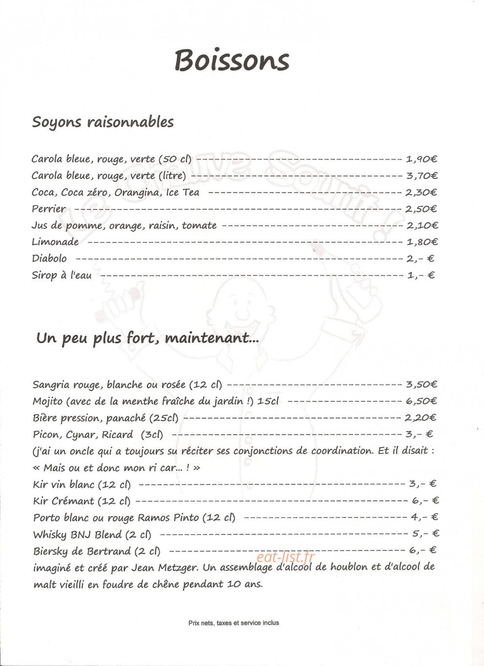 Le Chauve Sourit — carte page 5
