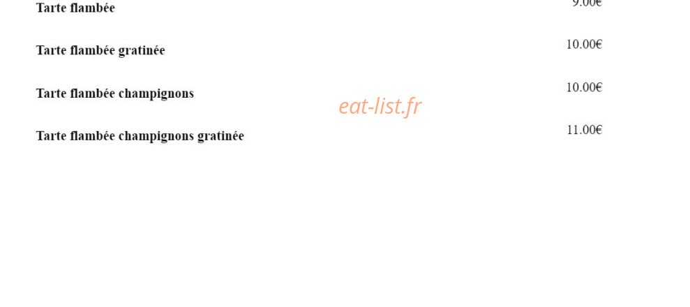 Chez Lilou — carte page 3