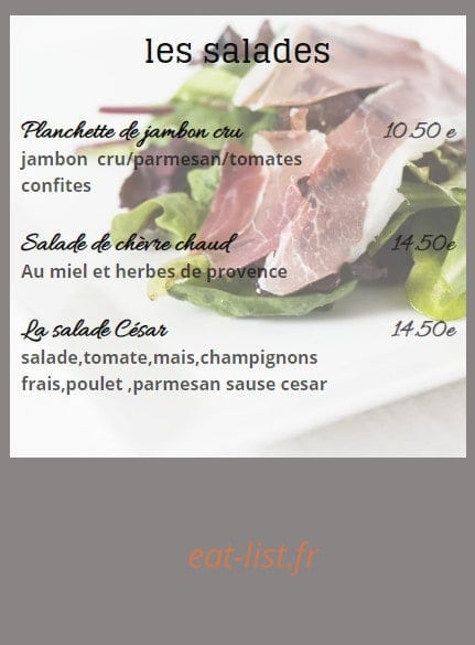 Le Grill de Pascal — carte page 2