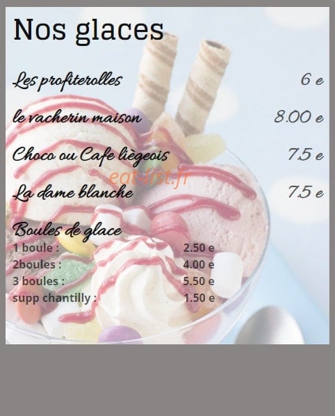 Le Grill de Pascal — carte page 7