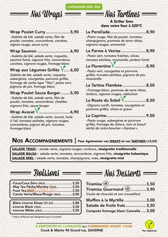 Crock et Mâche — carte page 2