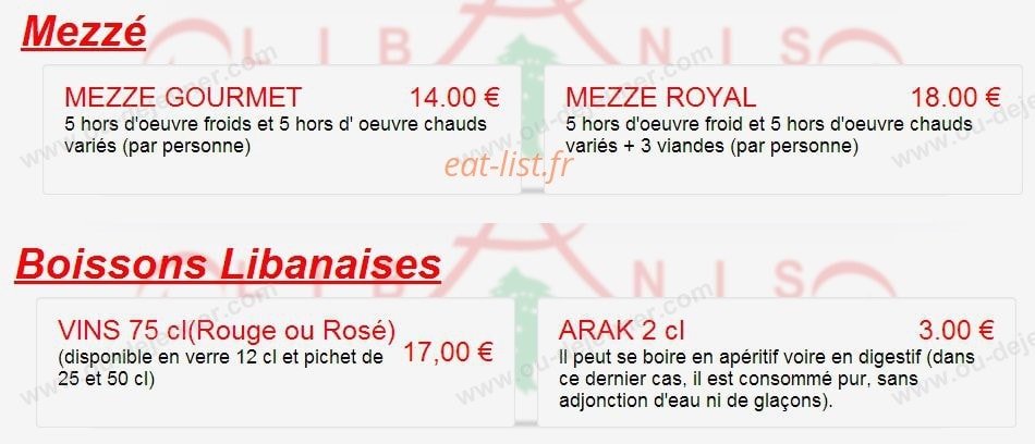 Le Libanis — carte page 6