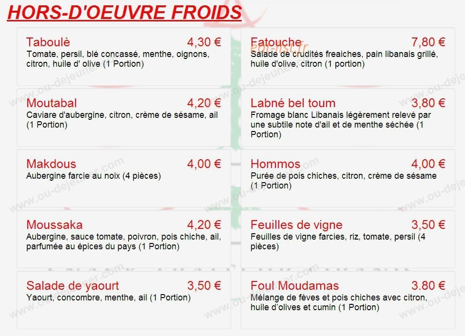 Le Libanis — carte page 2