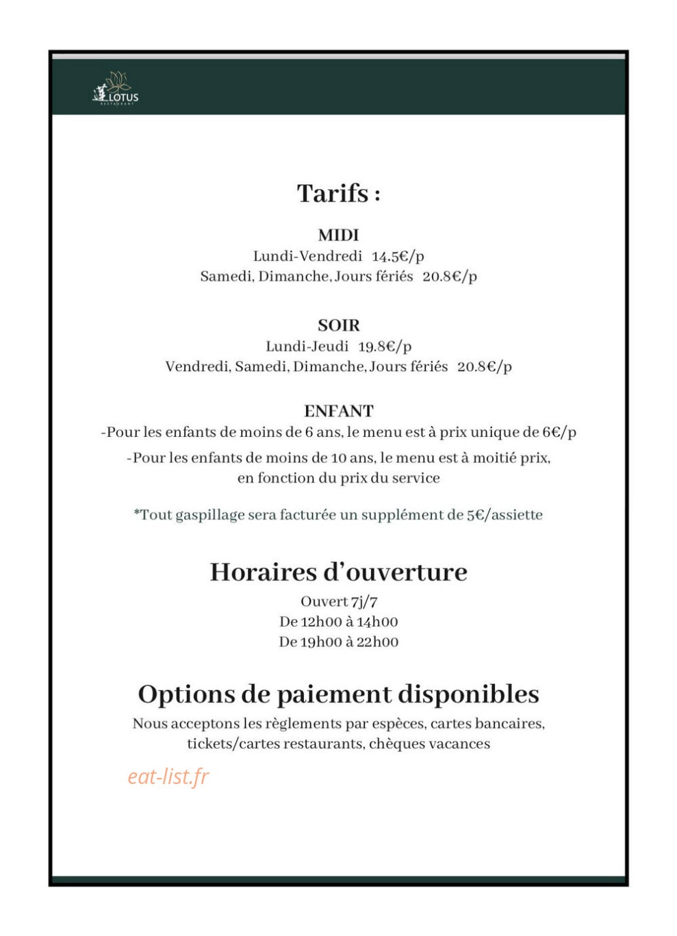 Lotus — carte page 1