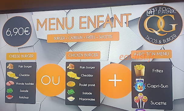 Qg tacos — carte page 3