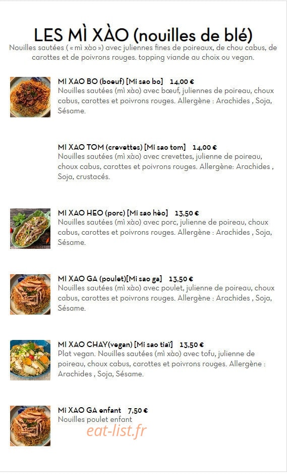 Chez ba noi — carte page 4