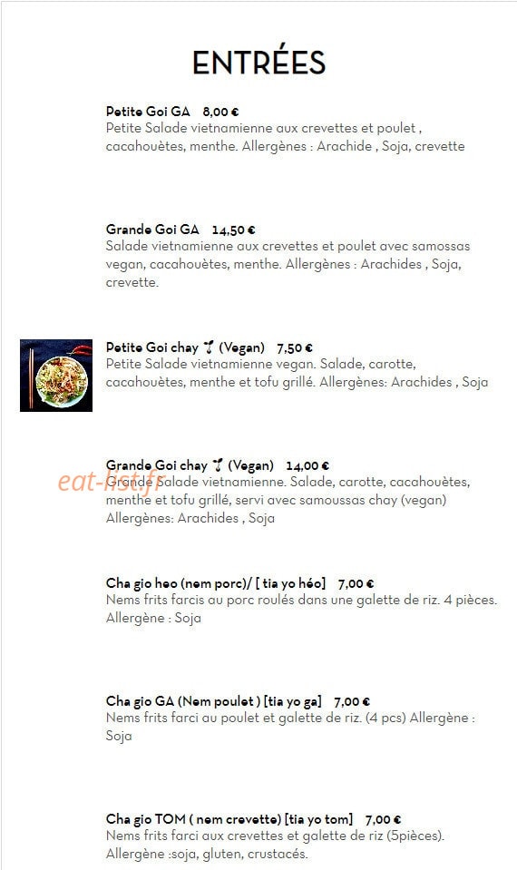 Chez ba noi — carte page 2
