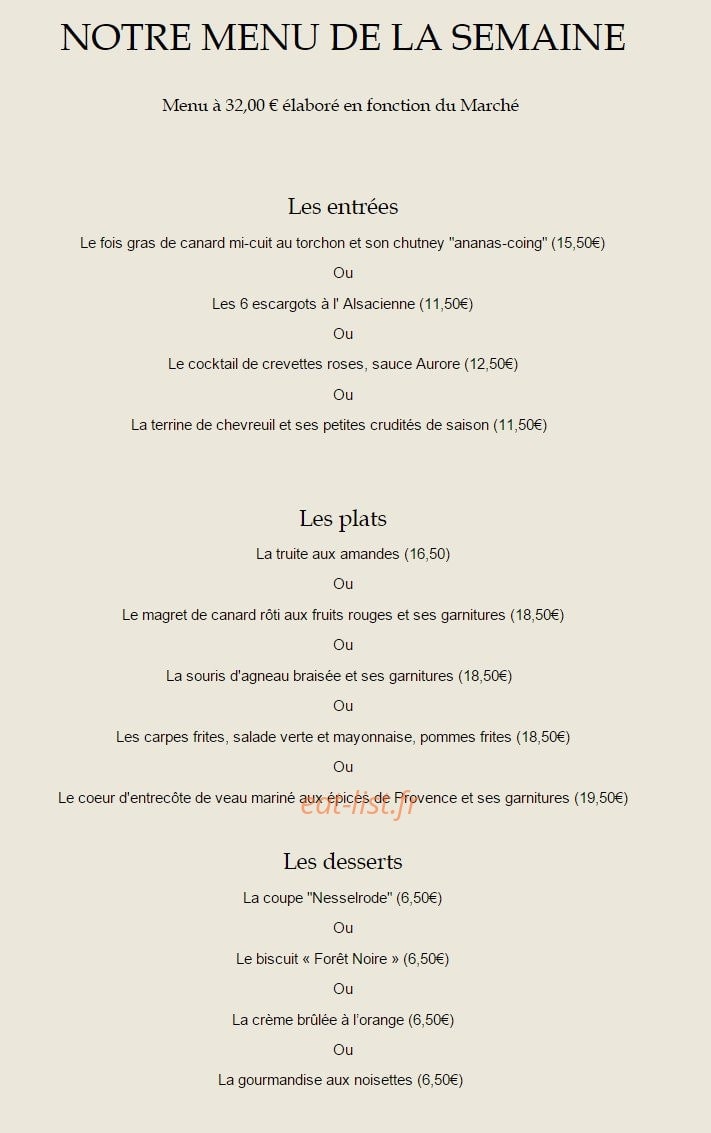A l'Arbre Vert — carte page 3