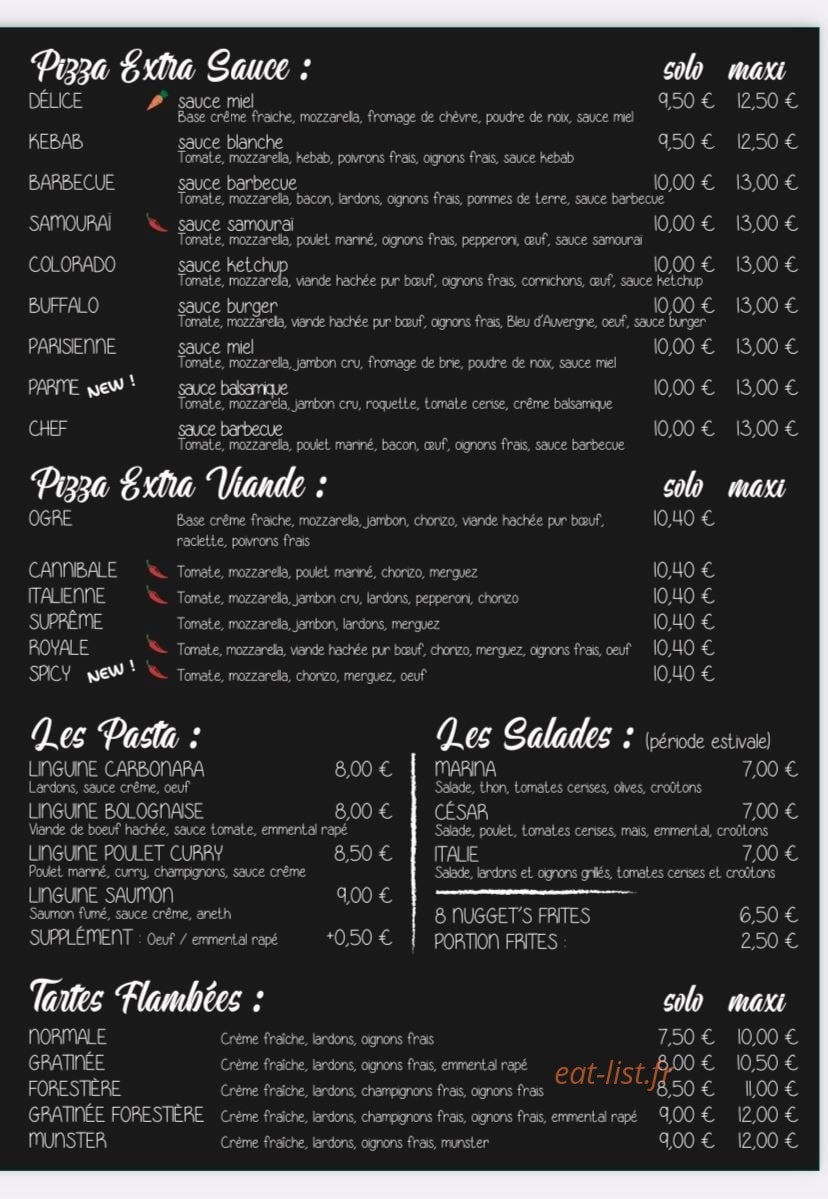 Pizza le 44 — carte page 3