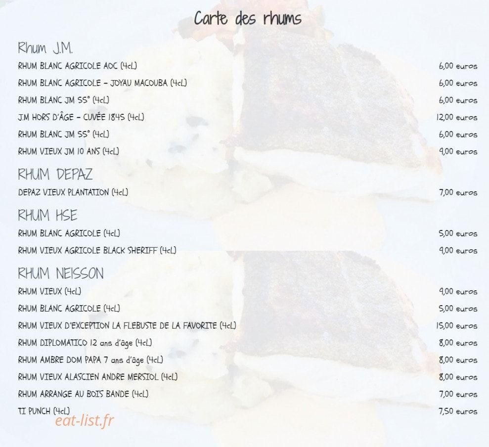 Auberge Huhnelmuhle — carte page 4
