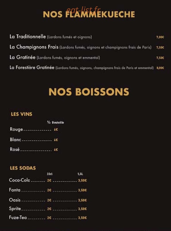 La belle vue — carte page 2