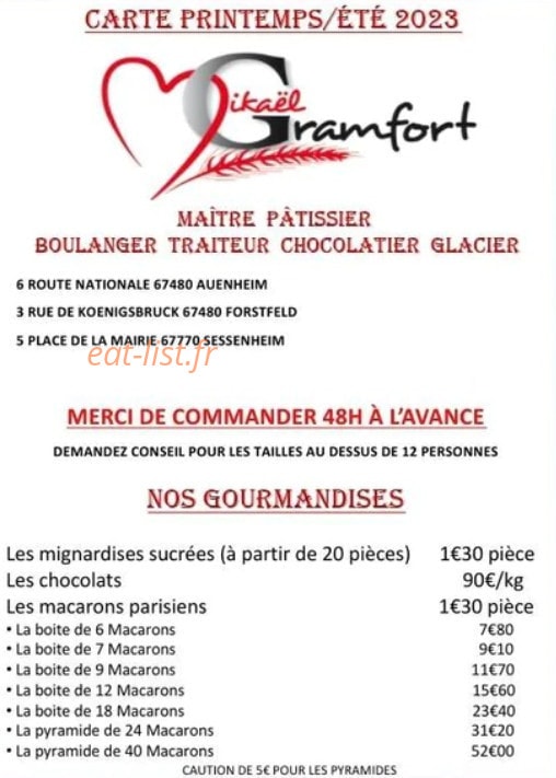 Mikaël Gramfort — carte page 1