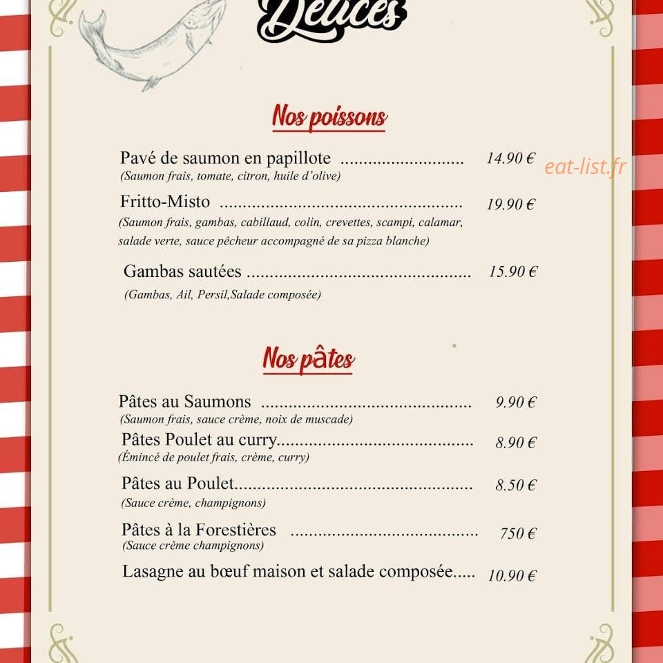 Casa Delices — carte page 3