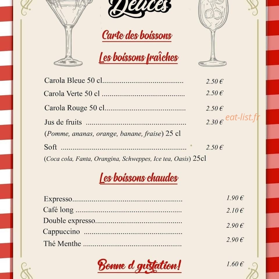 Casa Delices — carte page 6
