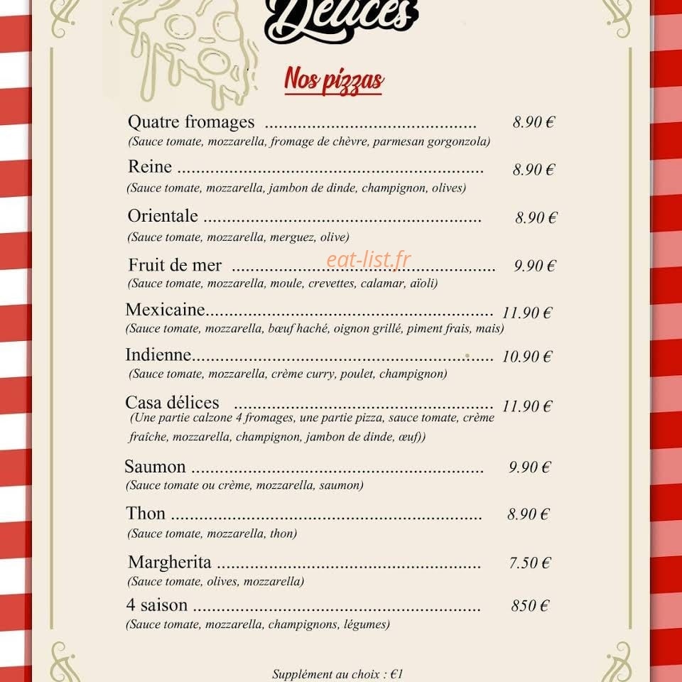 Casa Delices — carte page 4