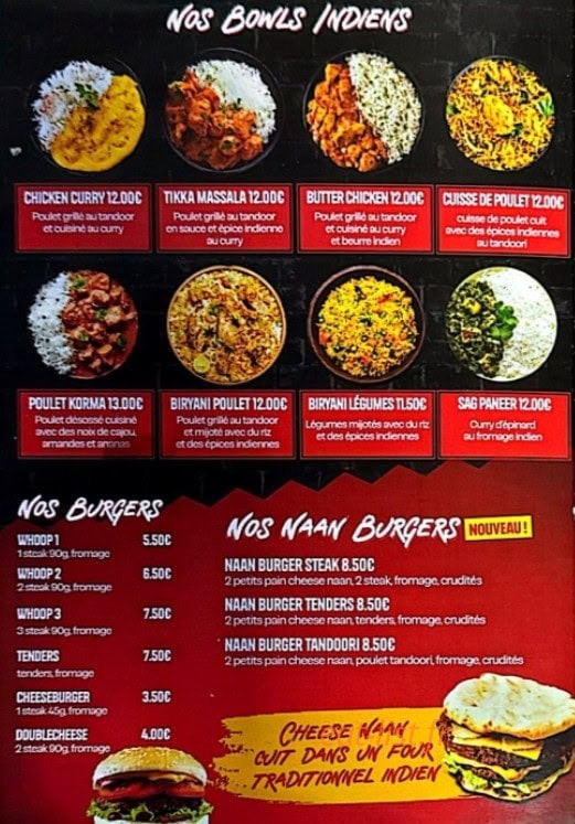 Indian Street Food — carte page 3