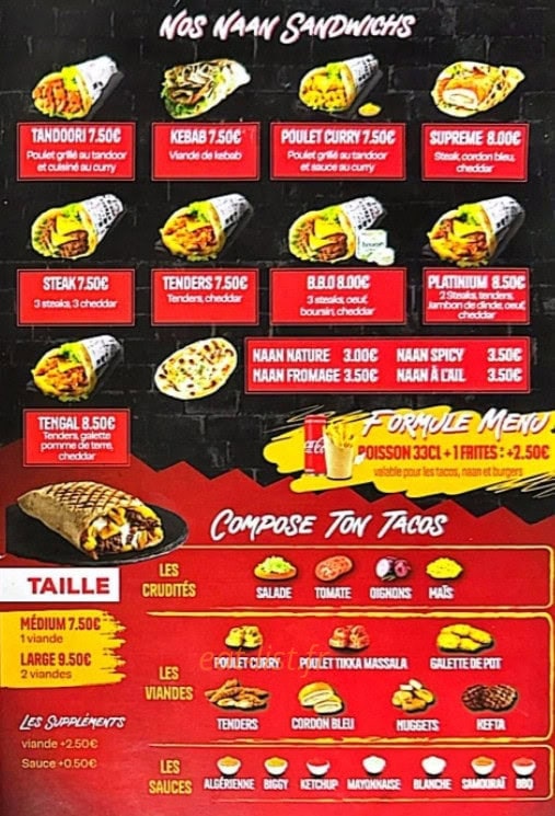 Indian Street Food — carte page 2