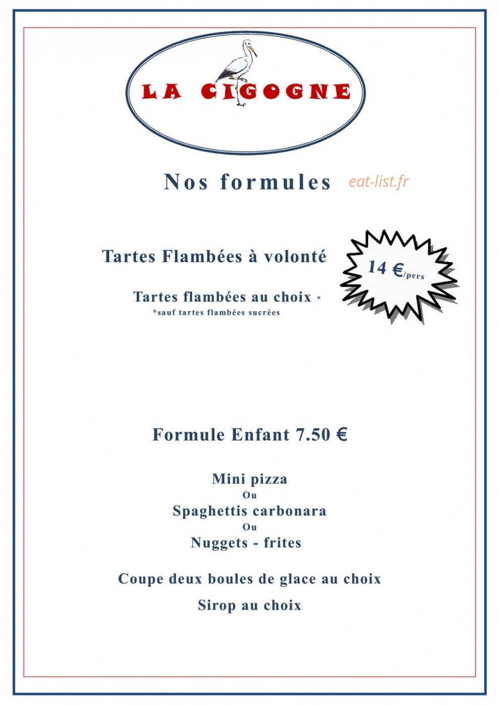 La cigogne — carte page 4