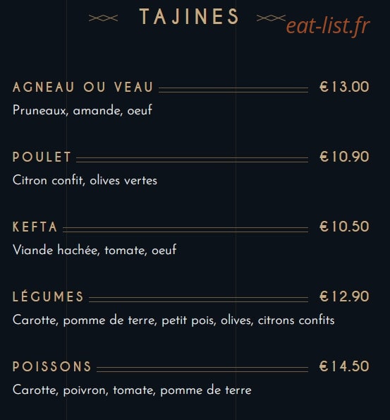 La Palmeraie dorée — carte page 5