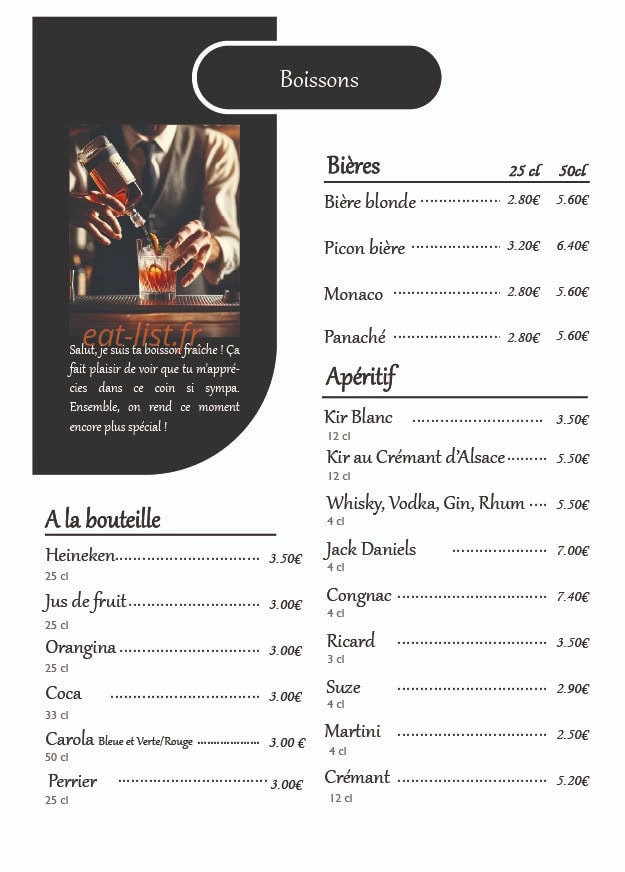 Le Goût Garden — carte page 6