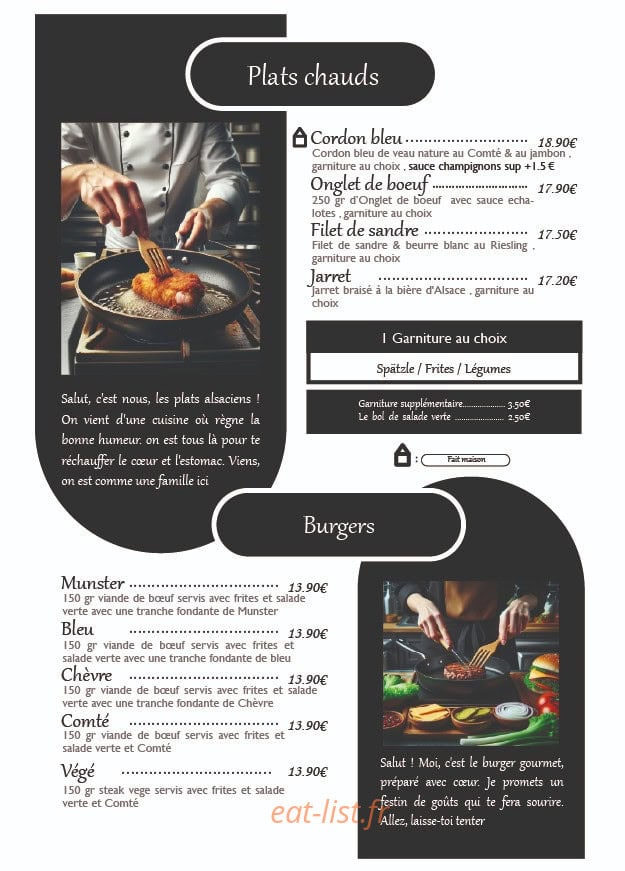 Le Goût Garden — carte page 2