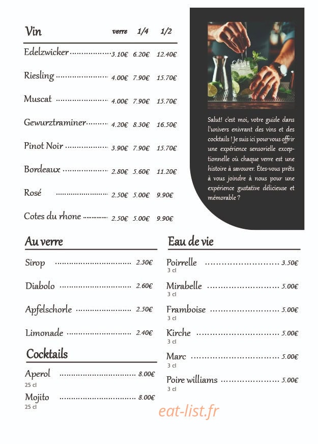Le Goût Garden — carte page 5
