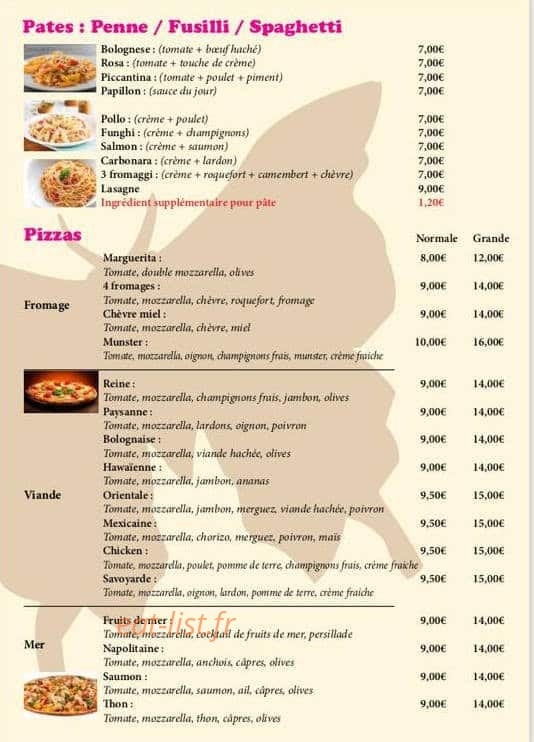 Papillon — carte page 1