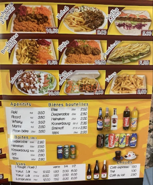 Pizzeria Dilan — carte page 3