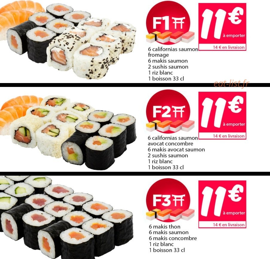 Sushi House — carte page 19