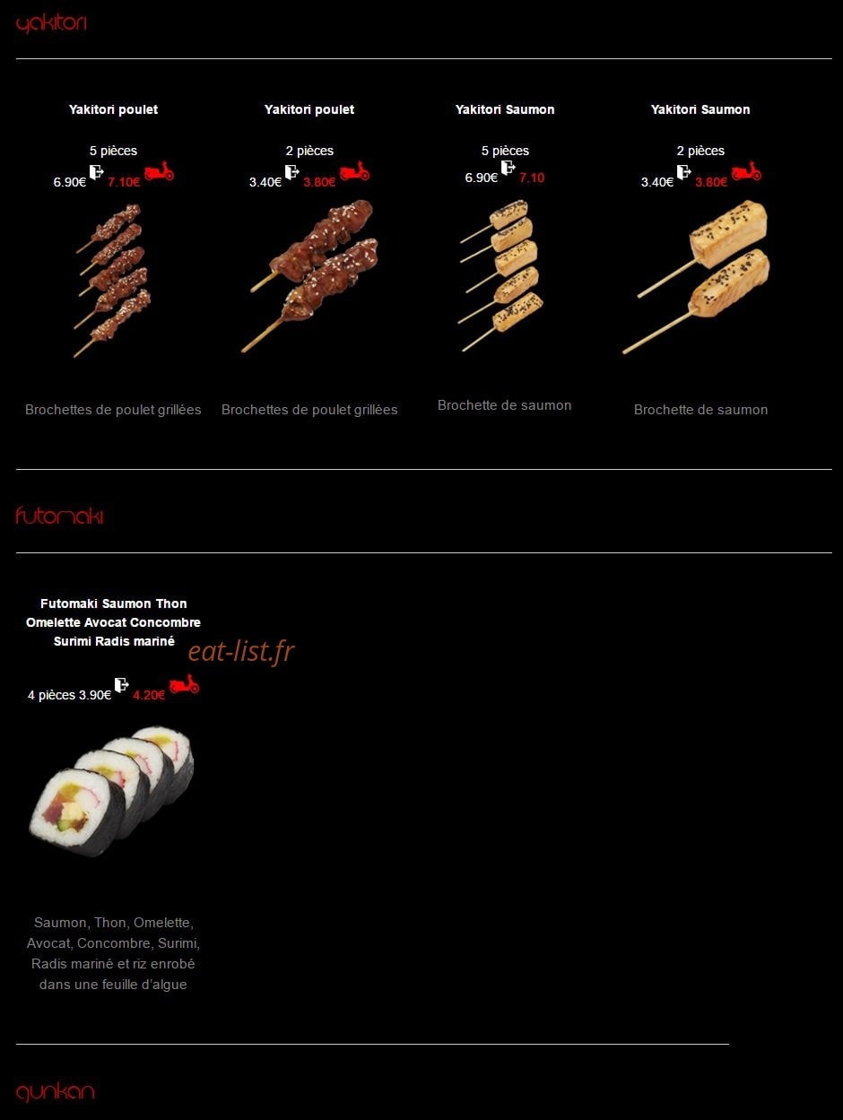 Sushi House — carte page 7