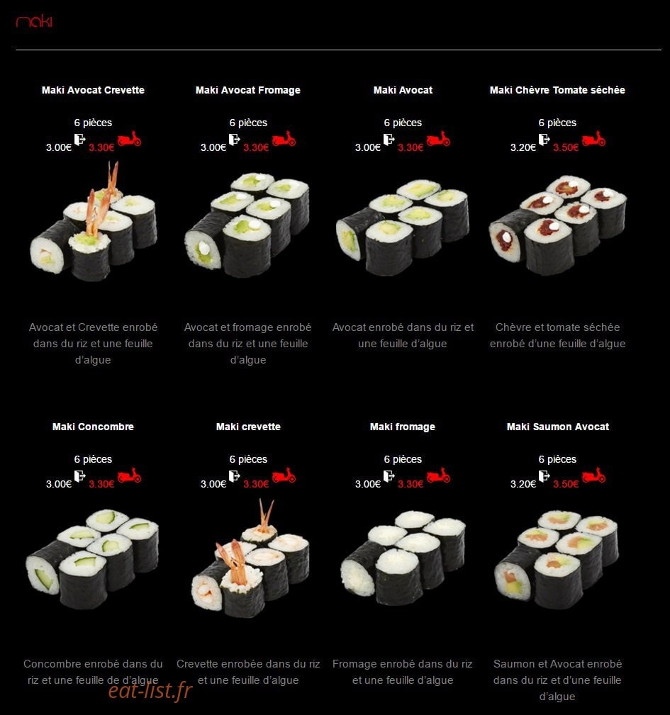 Sushi House — carte page 9