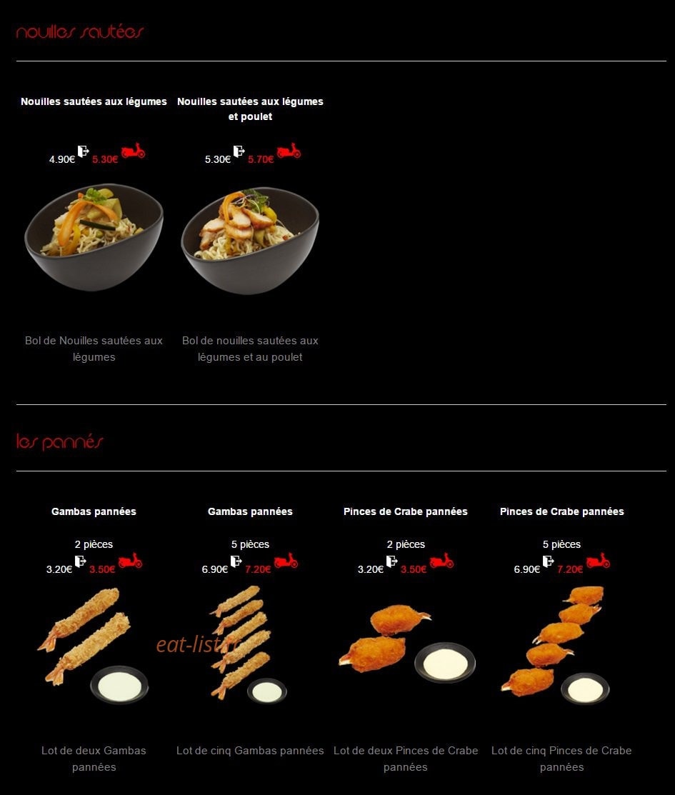 Sushi House — carte page 6