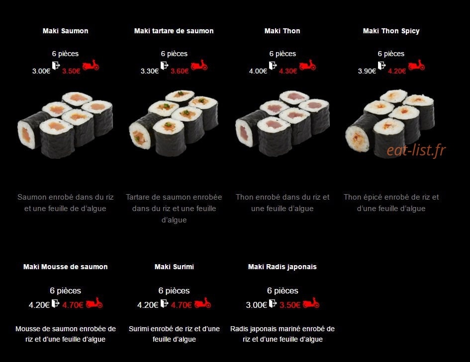 Sushi House — carte page 10