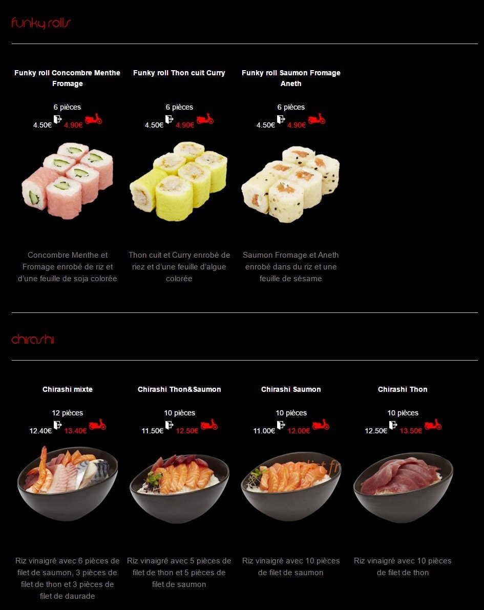 Sushi House — carte page 4