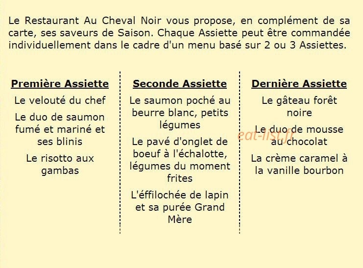 Au cheval noir — carte page 8